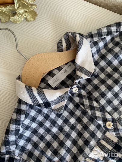 Платье рубашка zara для девочки