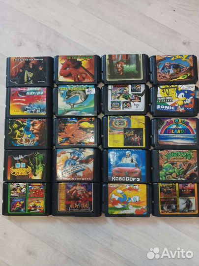 Картриджи для sega mega drive 2