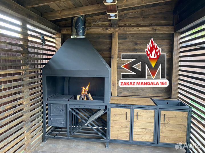 Мангальная зона лофт