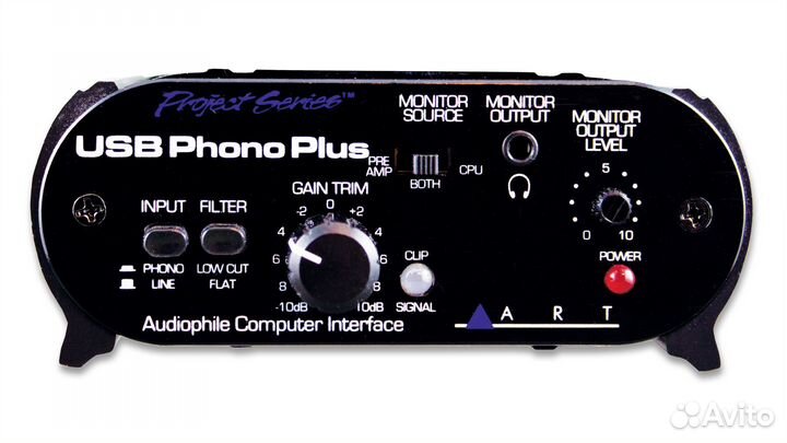 USB аудио интерфейс ART USB PhonoPlus Project Seri