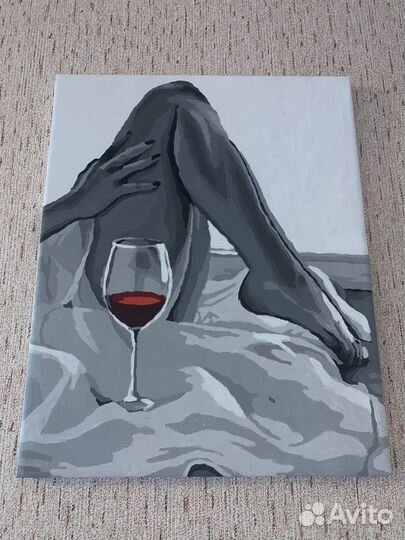 Картины потномерам разрисованные