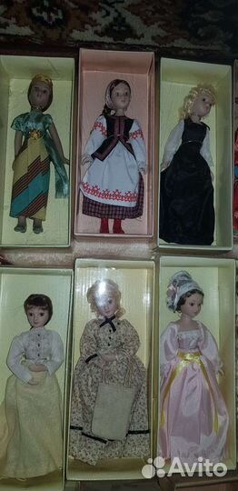 Куклы Дамы Эпохи и Куклы в народных костюмах