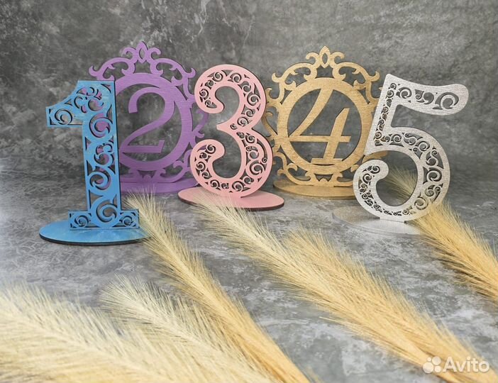 Номерки для столов