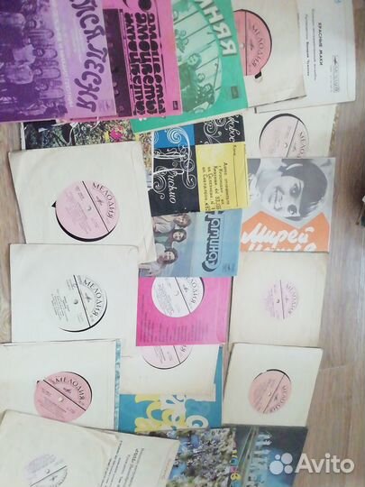Виниловые пластинки оптом 61 штука