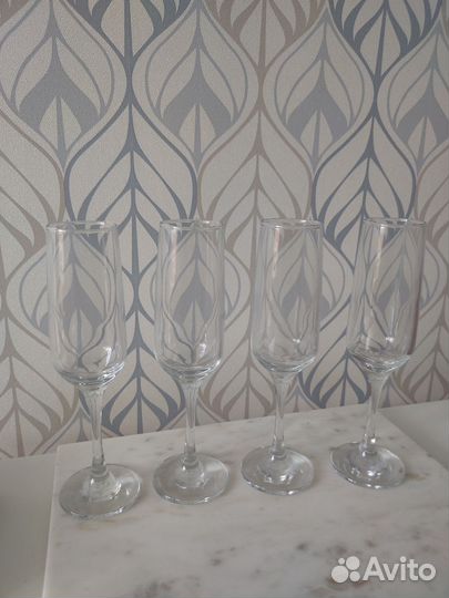 Фужеры для шампанского 4 шт