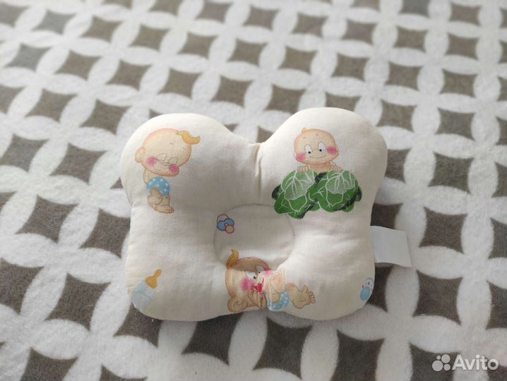 Ортопедическая подушка бабочка для малышей