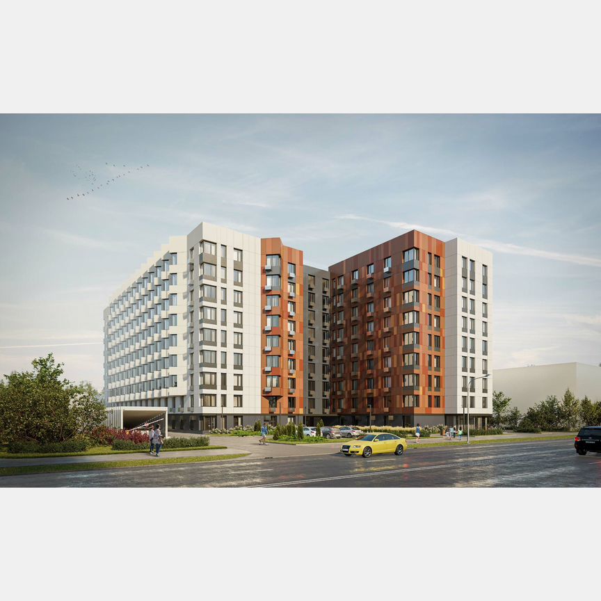 1-к. апартаменты, 41,7 м², 8/9 эт.