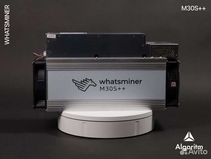 Asic майнер whatsminer M30S++ РФ гтд / 110 тh/S