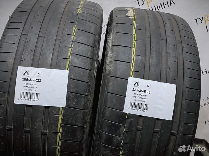 Continental SportContact 6 285/35 R23 94Y