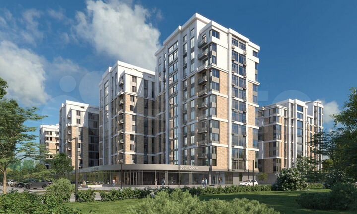 1-к. квартира, 42,9 м², 8/9 эт.