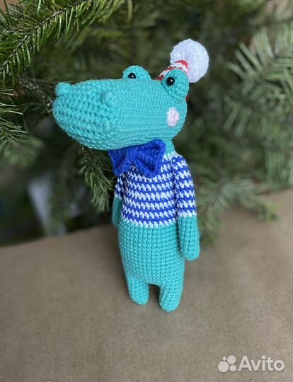 Кукла крокодил. Амигуруми
