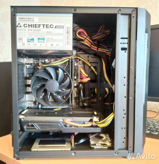 Игровой пк intel g4600/8gb/1050ti/ssd500gb