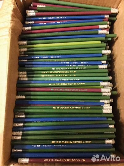 Коллекция простых карандашей СССР