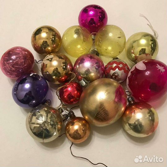 Елочные игрушки СССР
