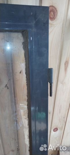 Два алюминиевых окна от лоджии