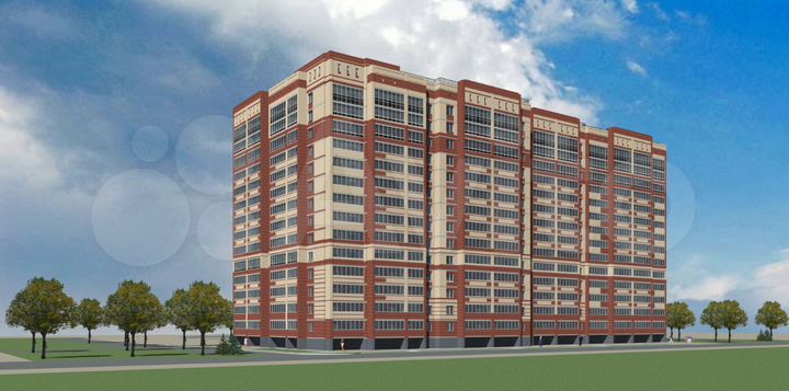 2-к. квартира, 68,6 м², 11/14 эт.