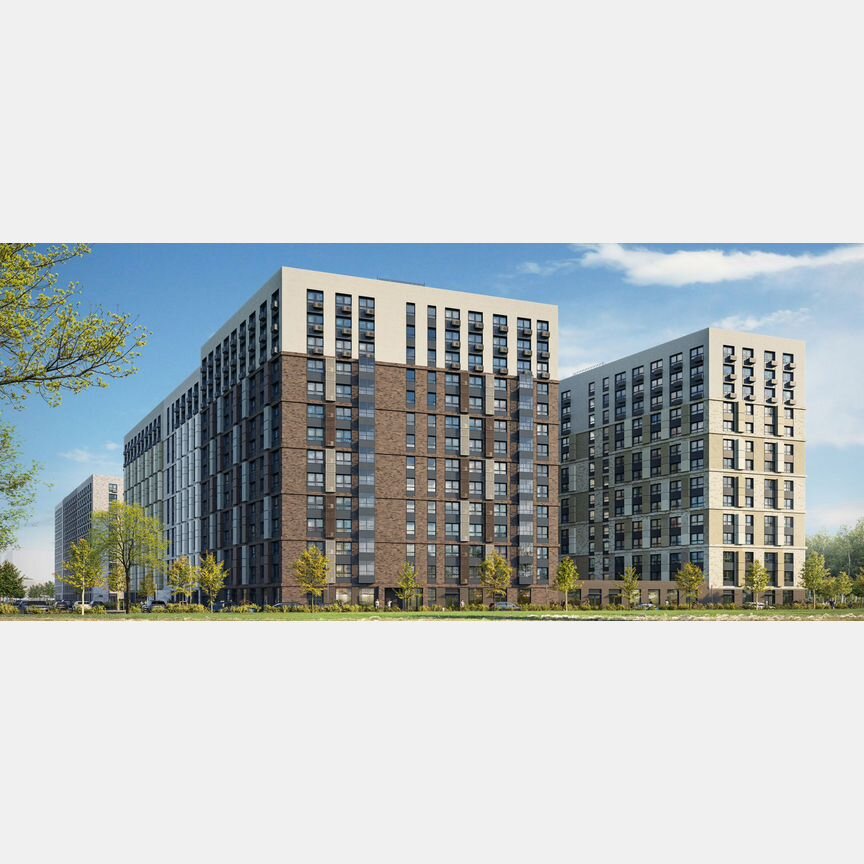 3-к. квартира, 69,4 м², 6/14 эт.