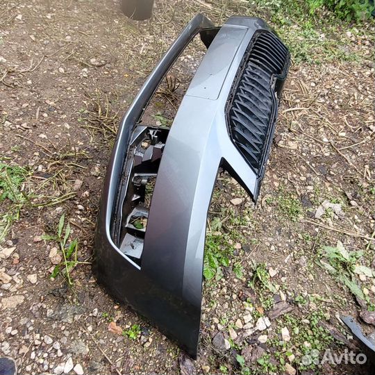 Бампер передний skoda octavia а7