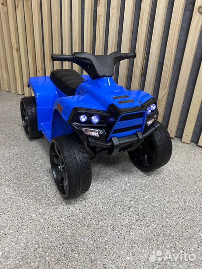 Электромобиль квадроцикл синий