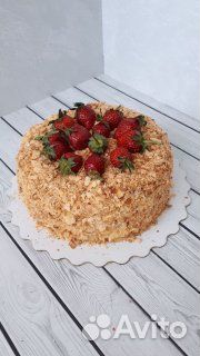 Торт Наполеон на заказ, домашний Наполеон