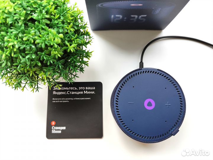 Яндекс станция мини плюс с часами