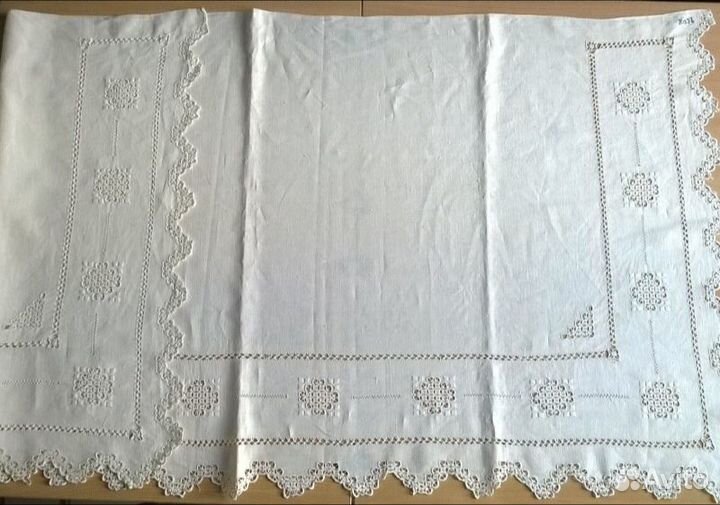 Ришелье вышивка салфетки накидки Разные Винтаж