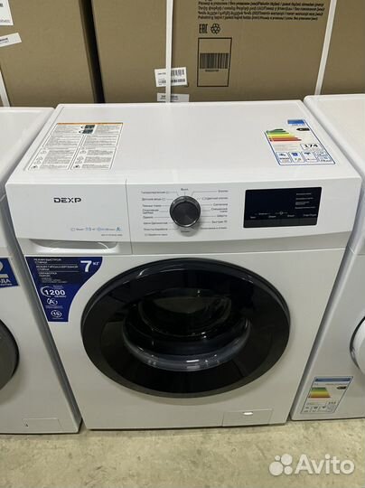 Стиральная Dexp 7кг Пар 1200об