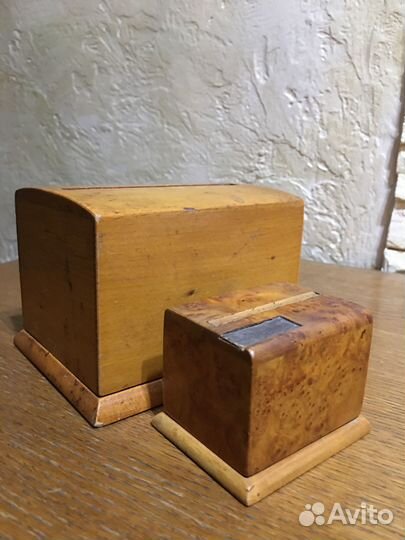 Шкатулки деревянные для курильщиков, винтаж