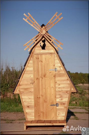 Дачный туалет с установкой