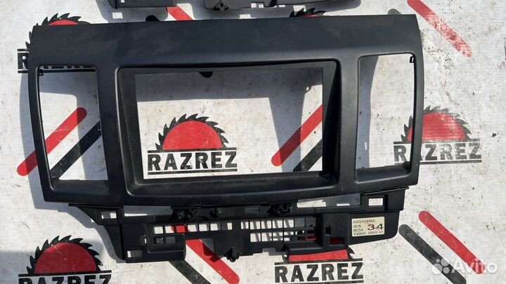 Рамка для 2 din магнитолы mitsubishi lancer 10