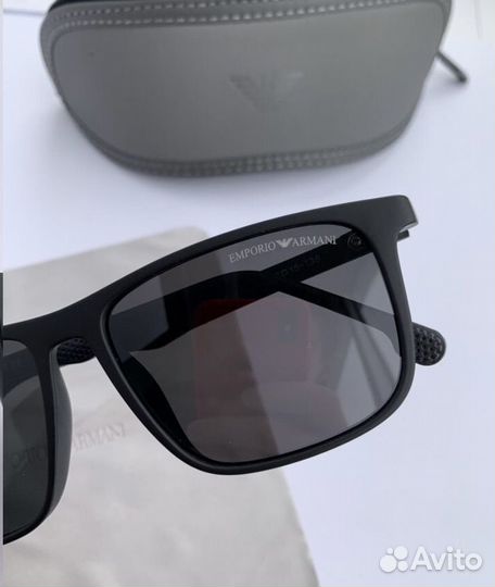 Очки emporio armani черные поляризационные