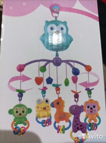 Музыкальная карусель на кроватку