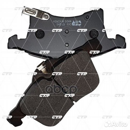 CKG-57 Колодки тормозные дисковые перед G