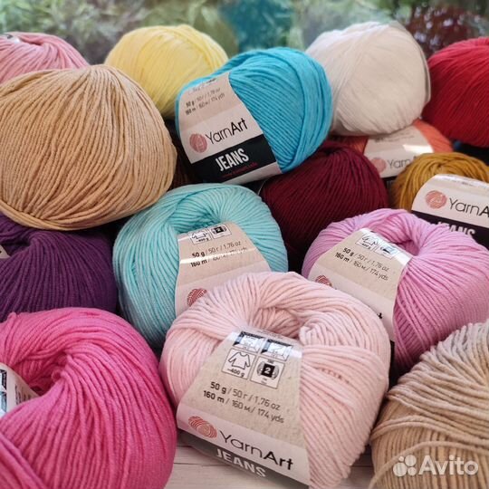 Пряжа YarnArt Jeans (Ярнарт Джинс)