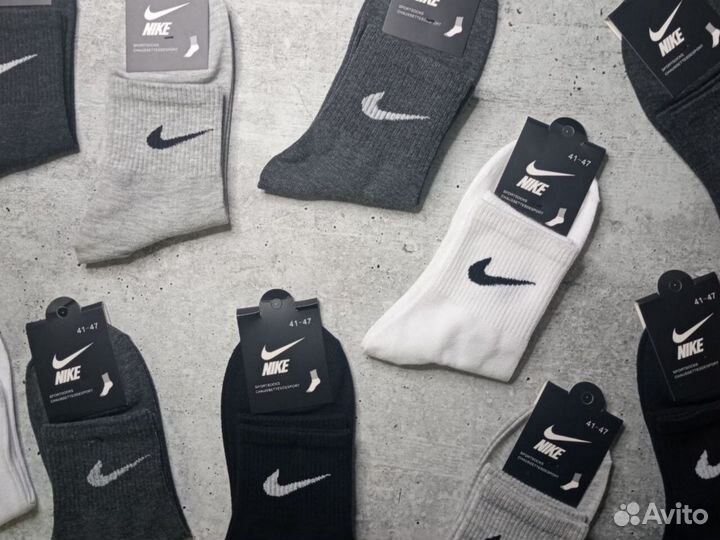 Носки nike хлопок 10 пар