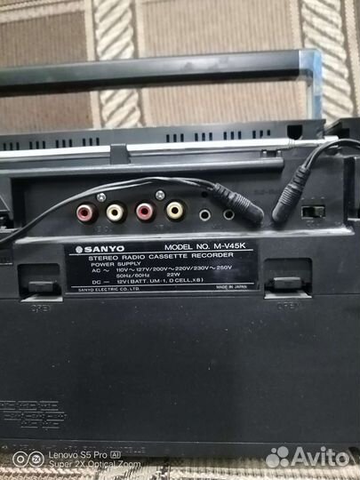 Кассетный магнитофон sanyo M- V45K