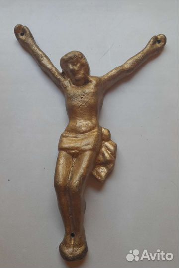 Крест распятие бронза