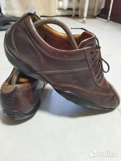 Туфли-ботин. Кожа