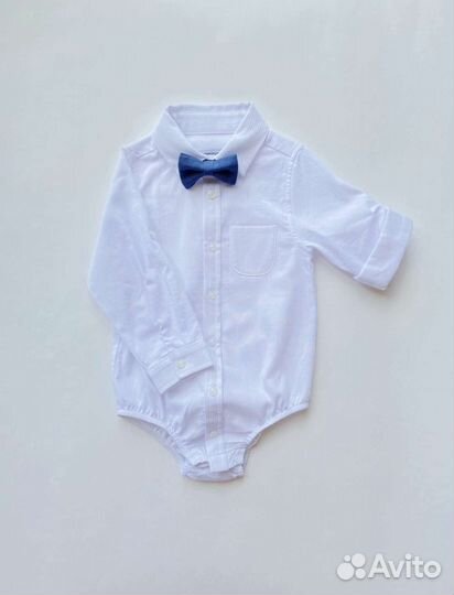 Рубашка-боди для мальчика 74-80