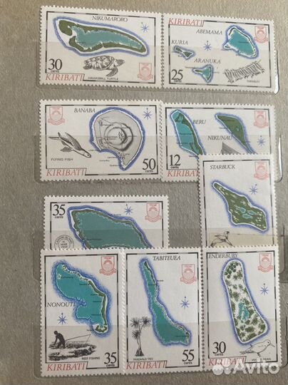 Марки в альбоме