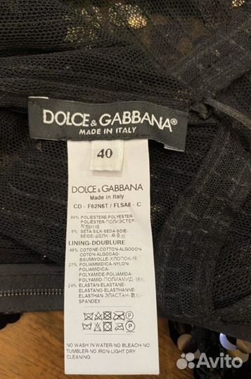 Dolce gabbana платье женское оригинал