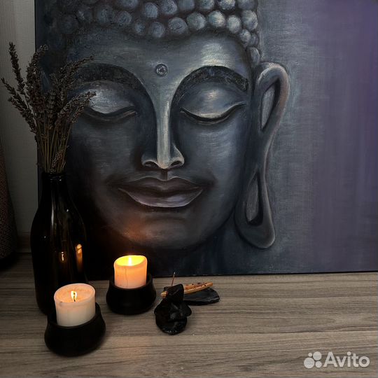 Картина маслом на холсте «Будда», 60*80