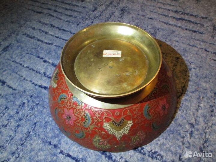 Ваза, конфетница индия латунь 80-гг олимпиада