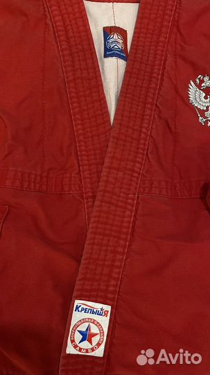 Комплект формы для самбо (куртка, шорты, самбовки)