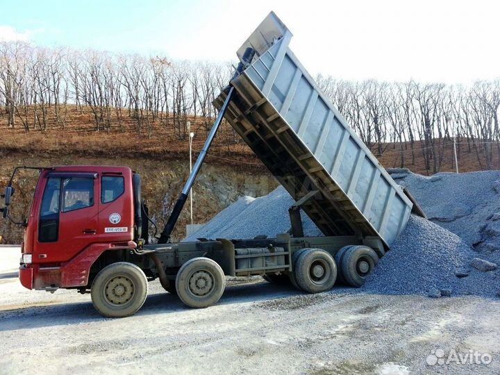 Щебень \ Отсев гранитный 40 фракции от трех кубов