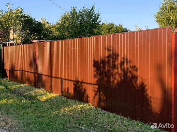 Профлист (профнастил) для забора в наличии