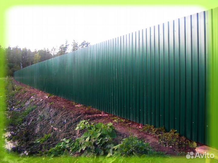 Забор из профнастила