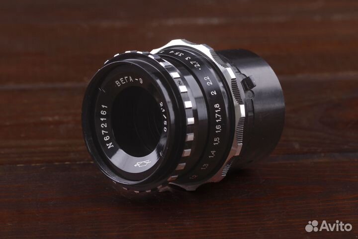 Объектив Вега-9 2,1/50 кмз 1967 год