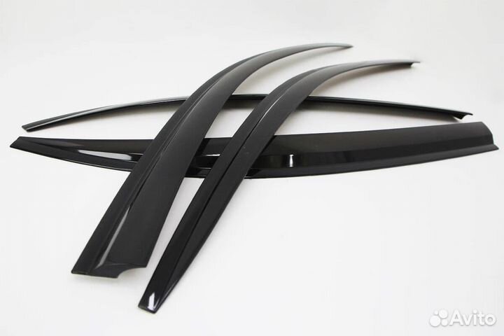 Дефлекторы (ветровики) окон Aveo T250 седан