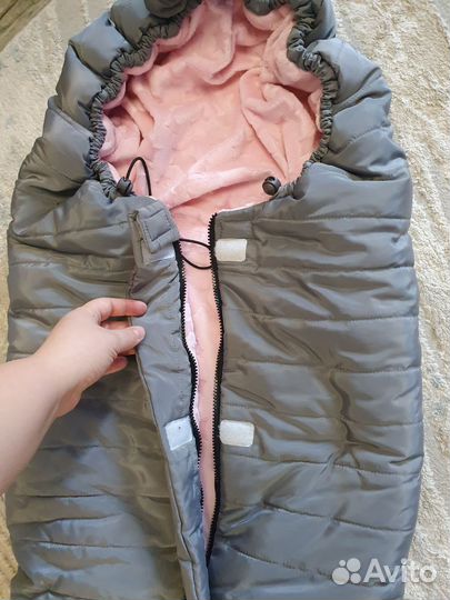 Зимний конверт в коляску